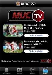 Le MUC 72 lance une application iPhone